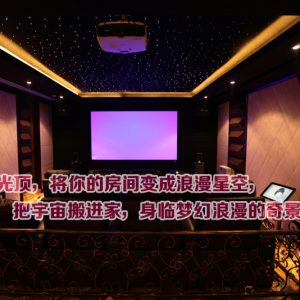 星空頂 星光頂造型 星空圖案吊頂 室內光纖星空造型 頂面星空圖案